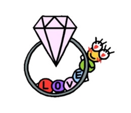 Muumuu of a caterpillar sticker #4101674