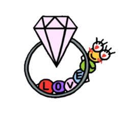 Muumuu of a caterpillar sticker #4101674