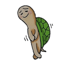 Strange turtle Kamekichi sticker #4101803