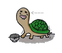 Strange turtle Kamekichi sticker #4101806