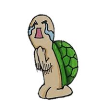 Strange turtle Kamekichi sticker #4101810