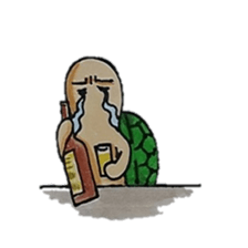 Strange turtle Kamekichi sticker #4101816