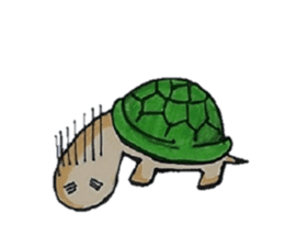 Strange turtle Kamekichi sticker #4101819