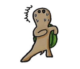 Strange turtle Kamekichi sticker #4101822