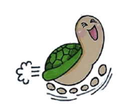 Strange turtle Kamekichi sticker #4101825