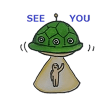 Strange turtle Kamekichi sticker #4101834