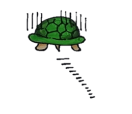 Strange turtle Kamekichi sticker #4101835