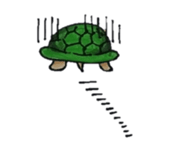 Strange turtle Kamekichi sticker #4101835