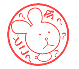 Hankou usagi sticker #4101852