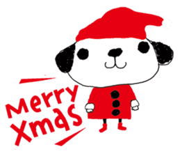 Merry Christmas with couchecouchebonbon sticker #4101880