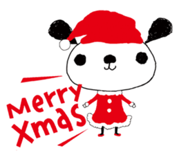 Merry Christmas with couchecouchebonbon sticker #4101881