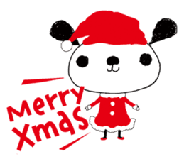 Merry Christmas with couchecouchebonbon sticker #4101881