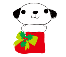 Merry Christmas with couchecouchebonbon sticker #4101883