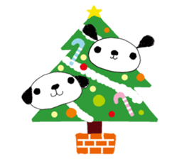 Merry Christmas with couchecouchebonbon sticker #4101885