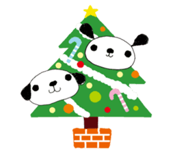 Merry Christmas with couchecouchebonbon sticker #4101885