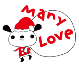 Merry Christmas with couchecouchebonbon sticker #4101886