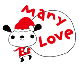 Merry Christmas with couchecouchebonbon sticker #4101886