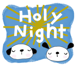 Merry Christmas with couchecouchebonbon sticker #4101887