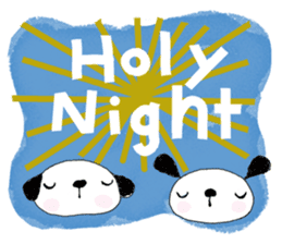 Merry Christmas with couchecouchebonbon sticker #4101887