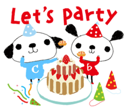 Merry Christmas with couchecouchebonbon sticker #4101896