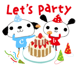 Merry Christmas with couchecouchebonbon sticker #4101896