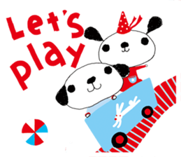 Merry Christmas with couchecouchebonbon sticker #4101897