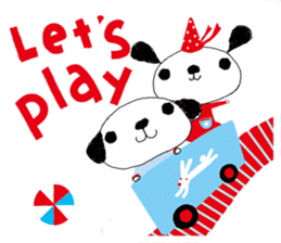 Merry Christmas with couchecouchebonbon sticker #4101897