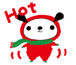 Merry Christmas with couchecouchebonbon sticker #4101899