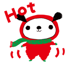 Merry Christmas with couchecouchebonbon sticker #4101899