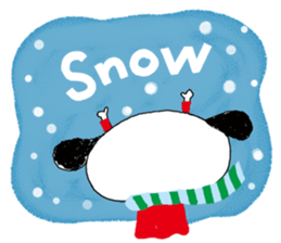 Merry Christmas with couchecouchebonbon sticker #4101901