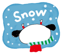 Merry Christmas with couchecouchebonbon sticker #4101901