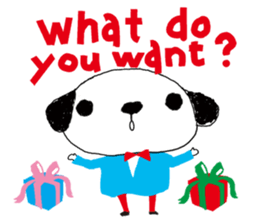 Merry Christmas with couchecouchebonbon sticker #4101905