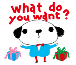 Merry Christmas with couchecouchebonbon sticker #4101905