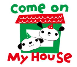 Merry Christmas with couchecouchebonbon sticker #4101907