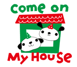 Merry Christmas with couchecouchebonbon sticker #4101907