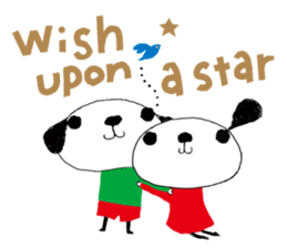 Merry Christmas with couchecouchebonbon sticker #4101910