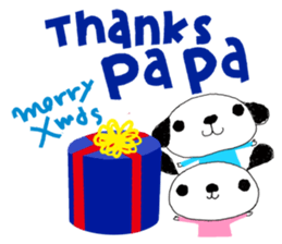 Merry Christmas with couchecouchebonbon sticker #4101912