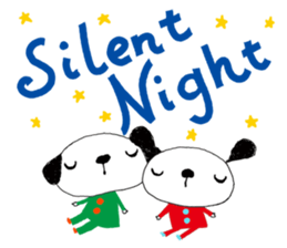 Merry Christmas with couchecouchebonbon sticker #4101913