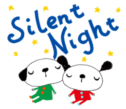 Merry Christmas with couchecouchebonbon sticker #4101913