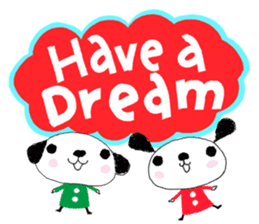 Merry Christmas with couchecouchebonbon sticker #4101914