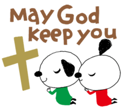 Merry Christmas with couchecouchebonbon sticker #4101916