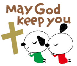 Merry Christmas with couchecouchebonbon sticker #4101916