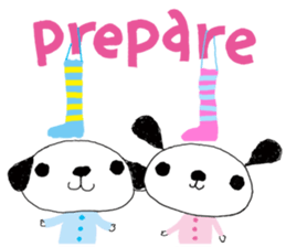 Merry Christmas with couchecouchebonbon sticker #4101917