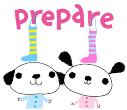 Merry Christmas with couchecouchebonbon sticker #4101917