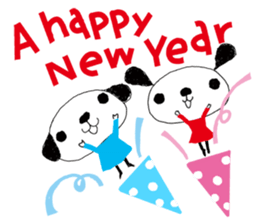 Merry Christmas with couchecouchebonbon sticker #4101919