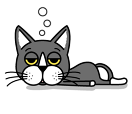 Fine cat sticker #4102106