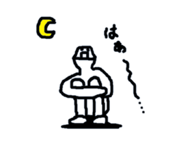 Daily life of the square man sticker #4102373