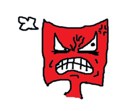 Daily life of the square man sticker #4102384