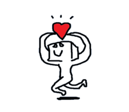 Daily life of the square man sticker #4102393