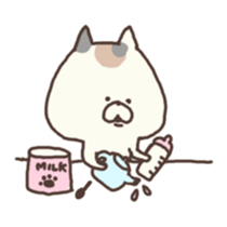 calico cat nonno 3 sticker #4102589